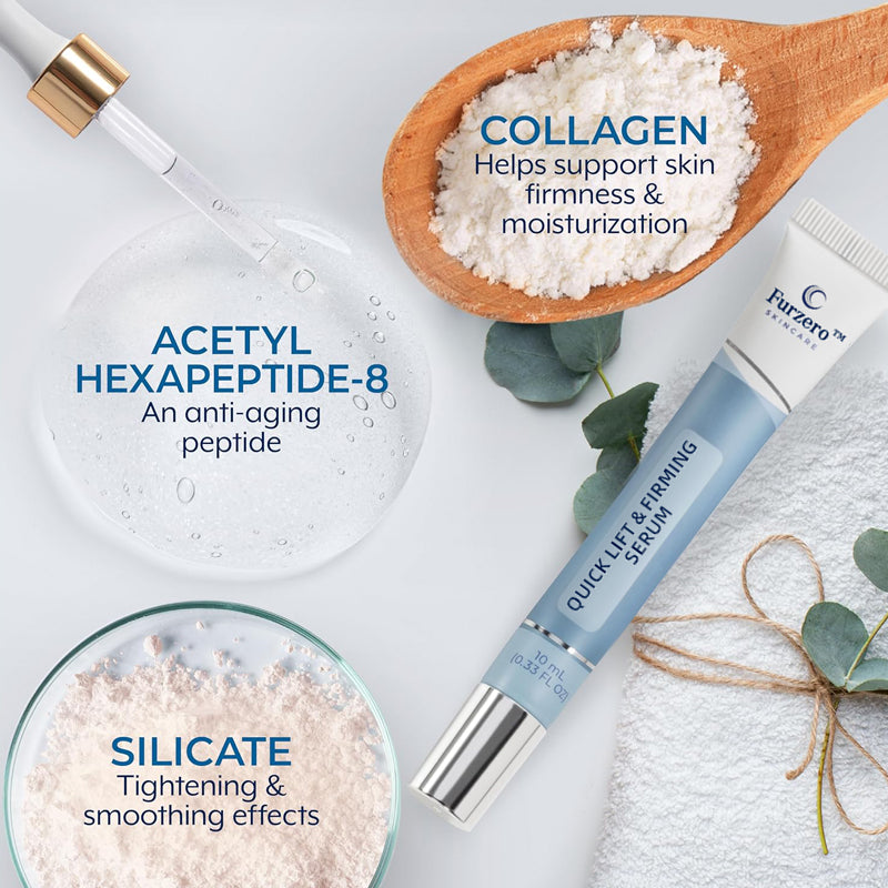 💧🪴Furzero™ All-in-One Lifting & Firming Serum Smooths wrinkles in 10 minutes, tightens skin, and reduces puffiness and dark circles