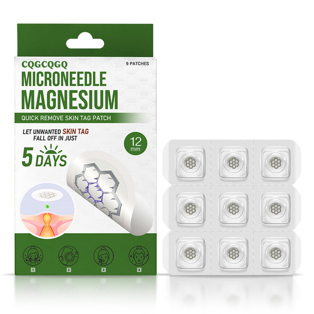 💗Final 3 Hours: 80% OFF - CQGCQGQ® Magnesium MicroNeedle Quick Remove Skin Tag Patches