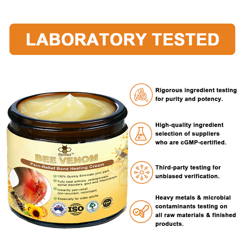 💧🥇Official Store: flysmus™ Bee-Venom Pain-Relief Bone Healing Cream👨‍⚕️Therapeutic Goods Administration (TGA) Certified