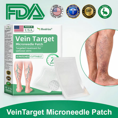 💧🧫GFOUK® VeinTarget Microneedle Patch⚡Instant Relief, Long-Term Results