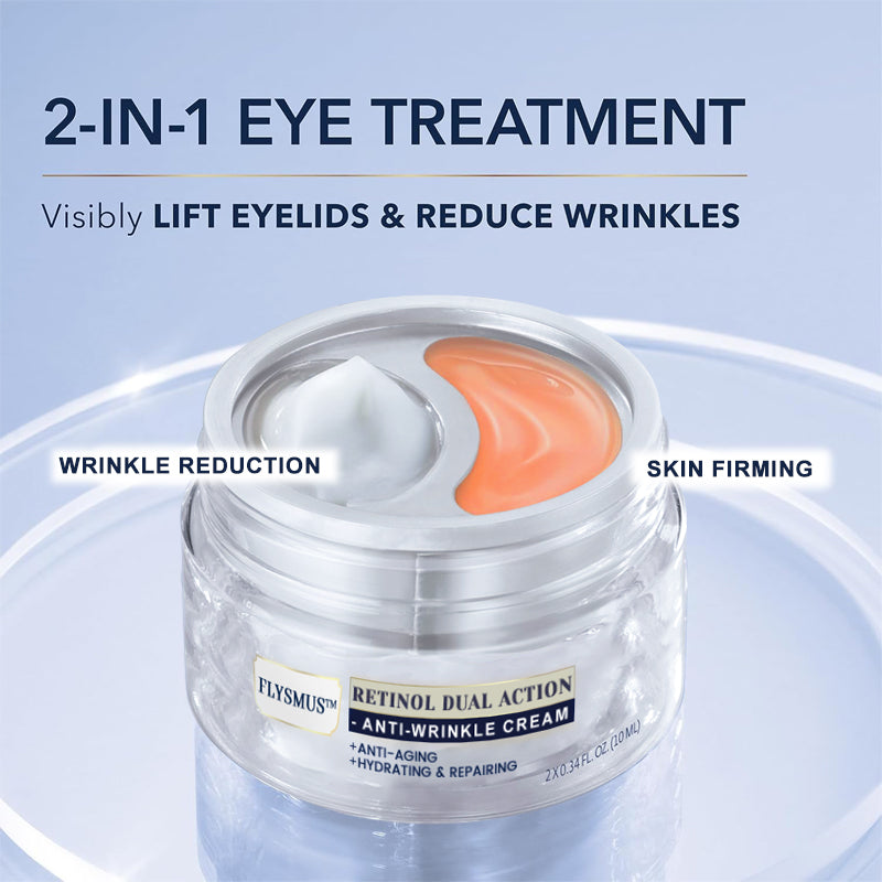 💧🥳FLYSMUS™ - Advanced Retinol + Peptides Dual Anti-Wrinkle Cream, Dermatologist Recommended
