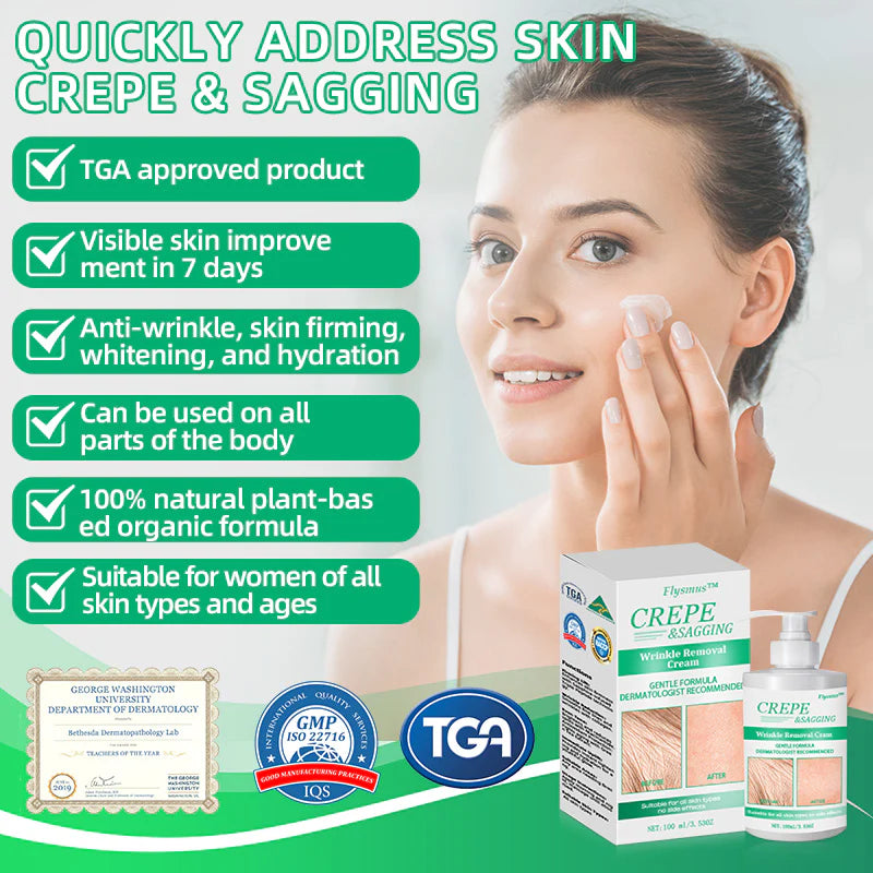 💧🍒Flysmus™ Wrinkle Removel Cream,Address Crepe & Sagging(🔥74% Off for a Limited Time!)