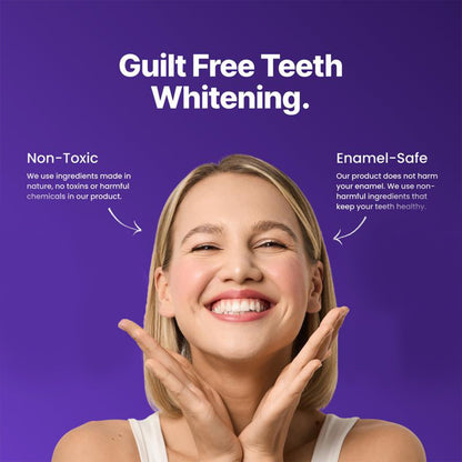 🦷Purple Teeth Whitening Strips | Fast, Gentle & Peroxide-Free Whitening
