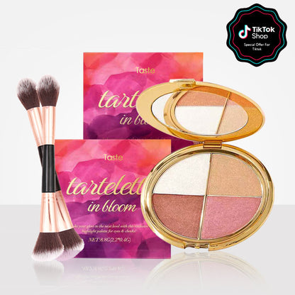✨Last 3 hours 60% off⏰eye & cheek palette - eyeshadow and highlighter makeup(Free Contour Brush)