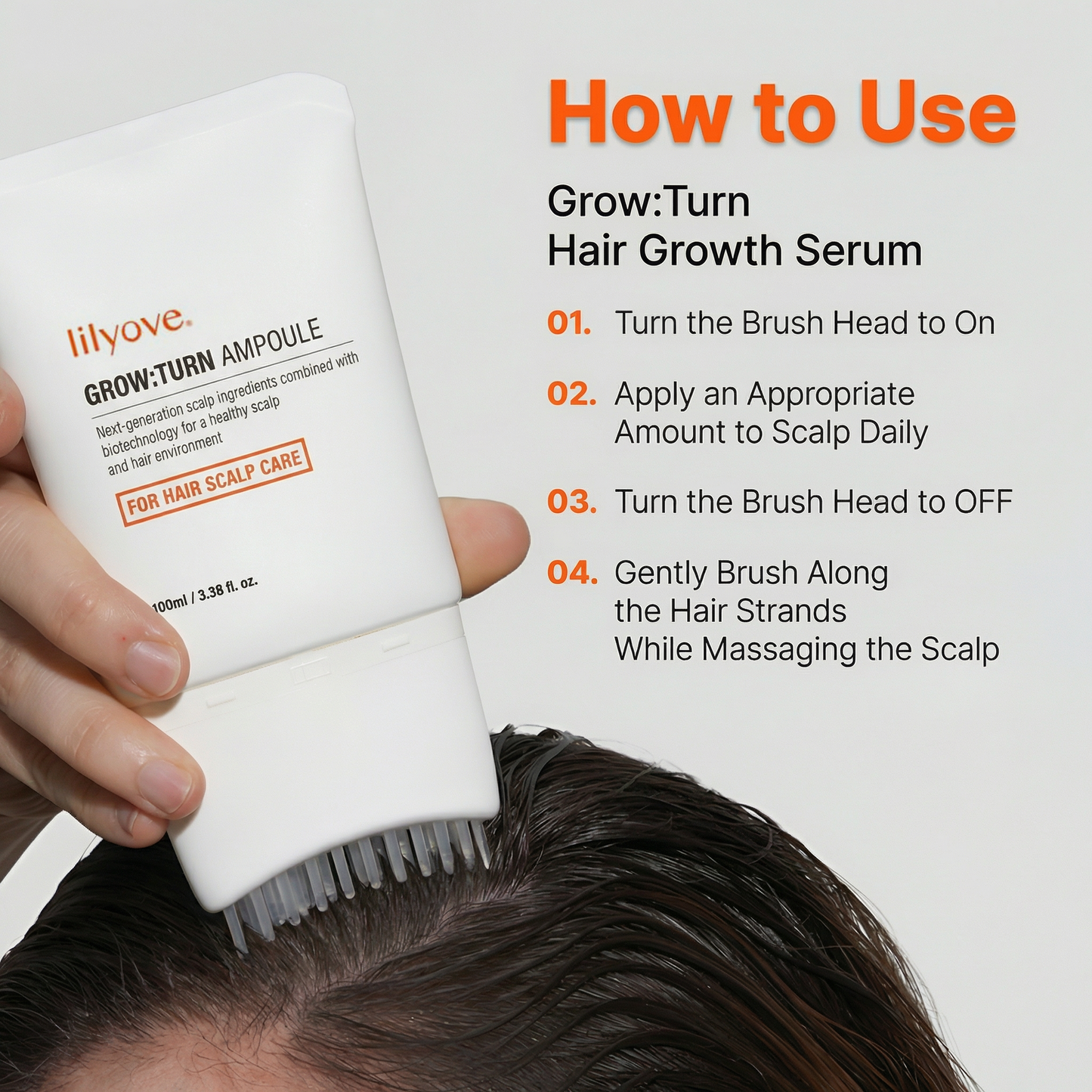 🎍Lilyove™ GrowTurn Hair Brush Serum