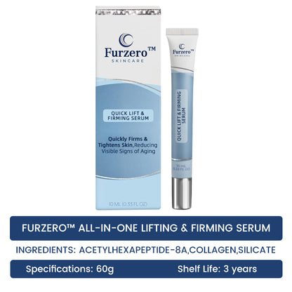 💧🪴Furzero™ All-in-One Lifting & Firming Serum Smooths wrinkles in 10 minutes, tightens skin, and reduces puffiness and dark circles
