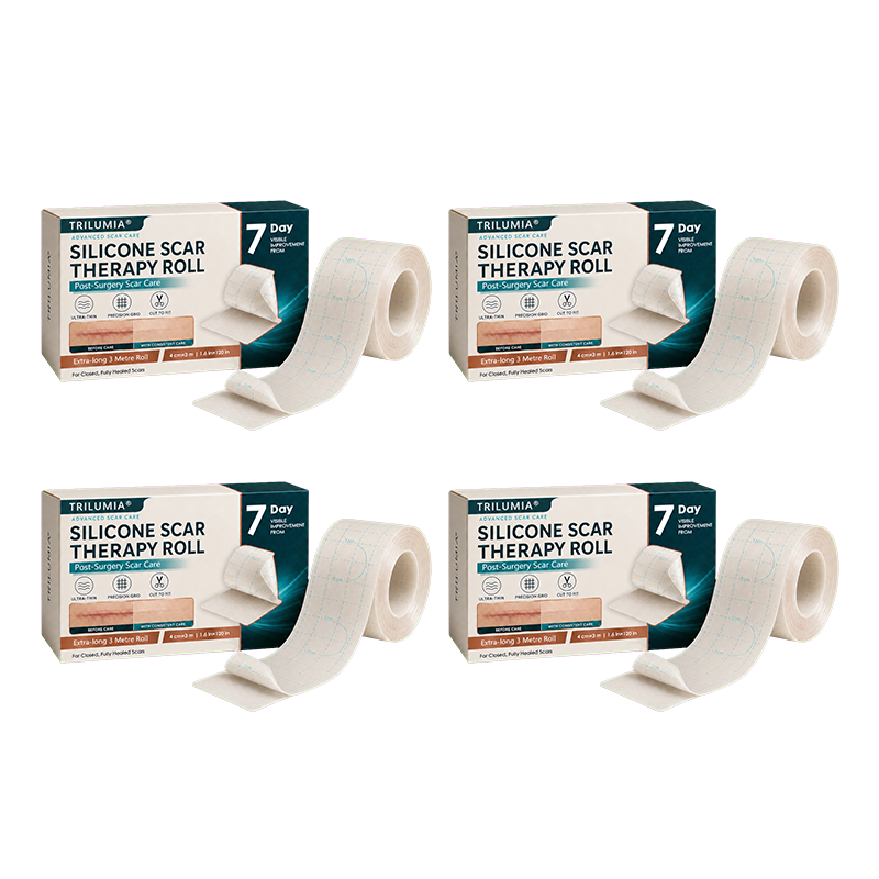 👩‍⚕️Trilumia® Silicone Scar Therapy Roll — Custom-Fit Care for Long, Raised Surgical Scars