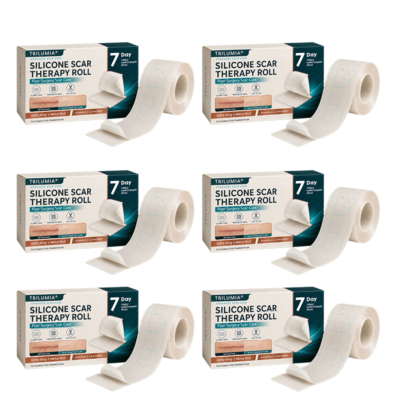 👩‍⚕️Trilumia® Silicone Scar Therapy Roll — Custom-Fit Care for Long, Raised Surgical Scars
