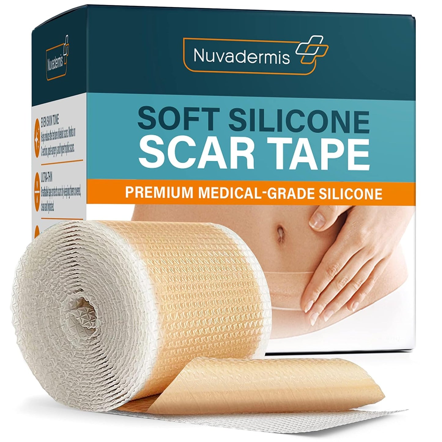 ✅Official Store |Ourlyard® Hyaluronic Acid Nano Microneedle Repair Tape🗽🎉(Treatment of old and new scars, reduction of surgical scars, stretch marks, keloids, acne, burns, warts, dermatomes and varicose veins)