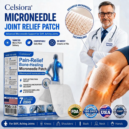 🍋‍🟩Celsiora® Advanced Microneedle Joint Patch Support Comfortable Movement & Daily Joint Care — Without Pills, Creams, Or Complicated Routines.