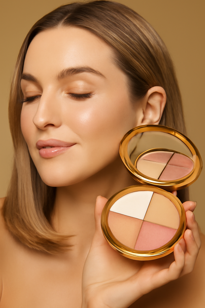 🫐Limited Time – 60% OFF Eye & Cheek Highlight Palette + Bonus Brush
