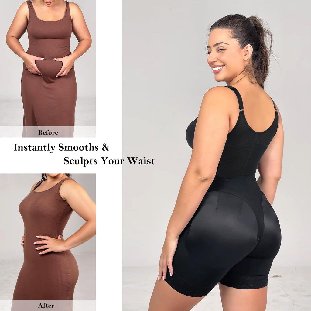 🩸Sale Happening Now:70% OFF Tummy Control Butt Lifter Shaper | Zipper Crotch + Detachable Shoulder Straps