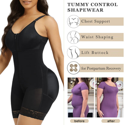 🩸Sale Happening Now:70% OFF Tummy Control Butt Lifter Shaper | Zipper Crotch + Detachable Shoulder Straps