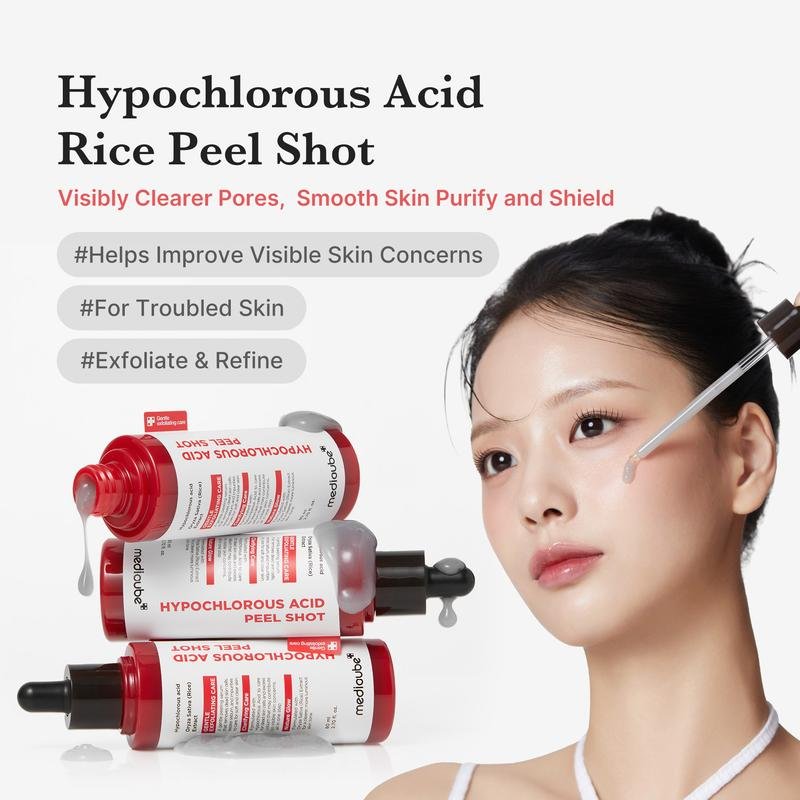 👉 🎉 75% OFF Today –  【medioube】 Hypochlorous Rice Peel Duo | Brightening, Exfoliating & Hydrating Serum 💧 For All Skin Types