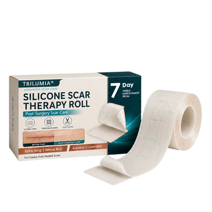 👩‍⚕️Trilumia® Silicone Scar Therapy Roll — Custom-Fit Care for Long, Raised Surgical Scars