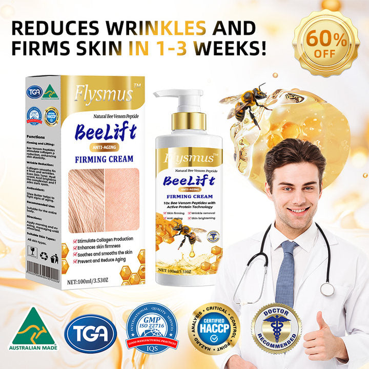 💧🍒Flysmus™ BeeLift Anti-Aging Firming Cream,Address Crepe & Sagging(🔥74% Off for a Limited Time!)