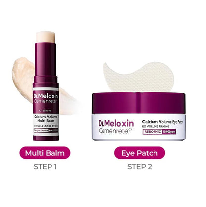 💧🌿Dr.Meloxin Official] 50% OFF ✨ Collagen Lift Eye Balm Stick + Eye Patch Set | Firming, Anti-Aging, Wrinkle Care