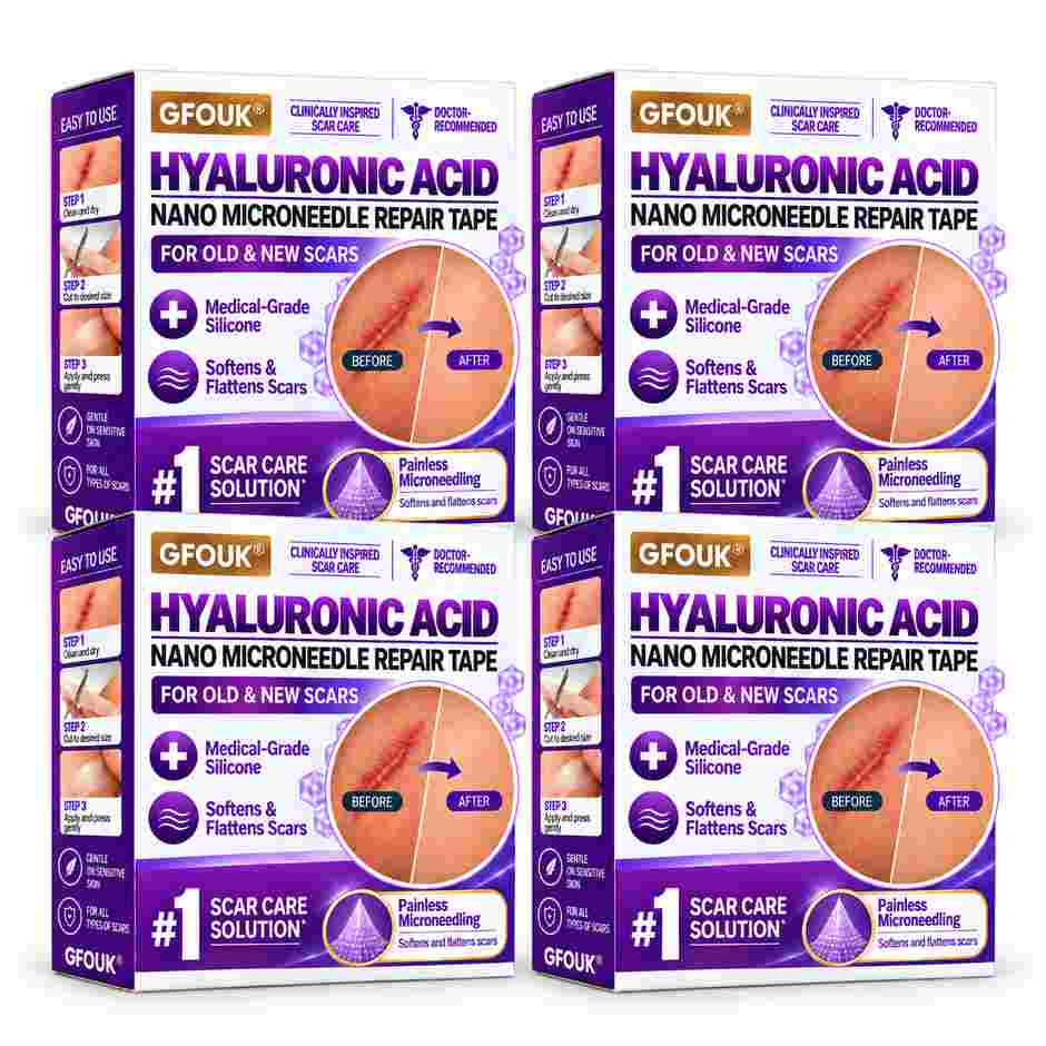 ✅GFOUK® Hyaluronic Acid Nano Microneedle Repair Tape🗽🍃